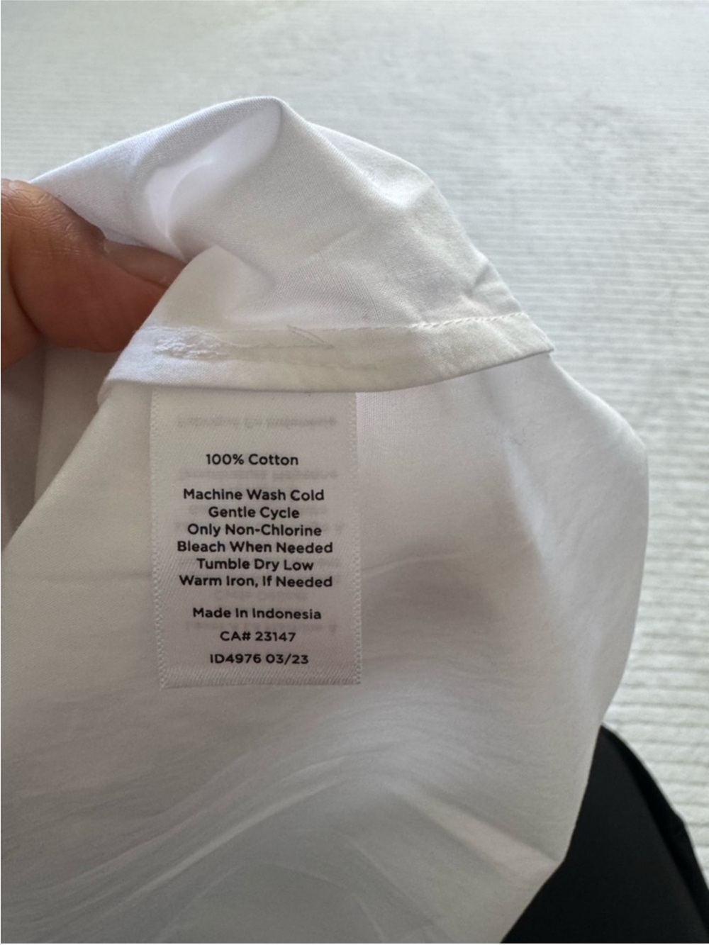 Talbots White Button-Down Cotton Shirt - Picture 10 of 12